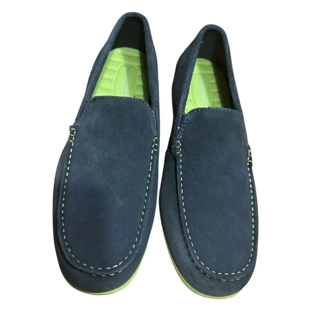 Rockport Malcom Venetian Dark Grey/Green Loafer Men’s Size 7.5M